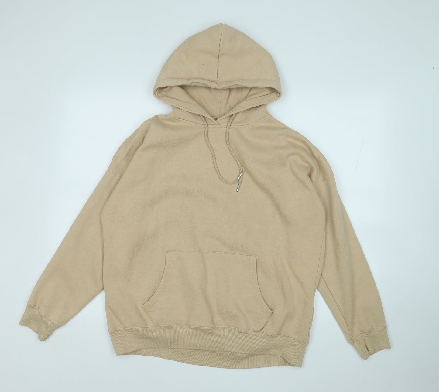 New Look Womens Brown  Cotton Pullover Hoodie Size L
