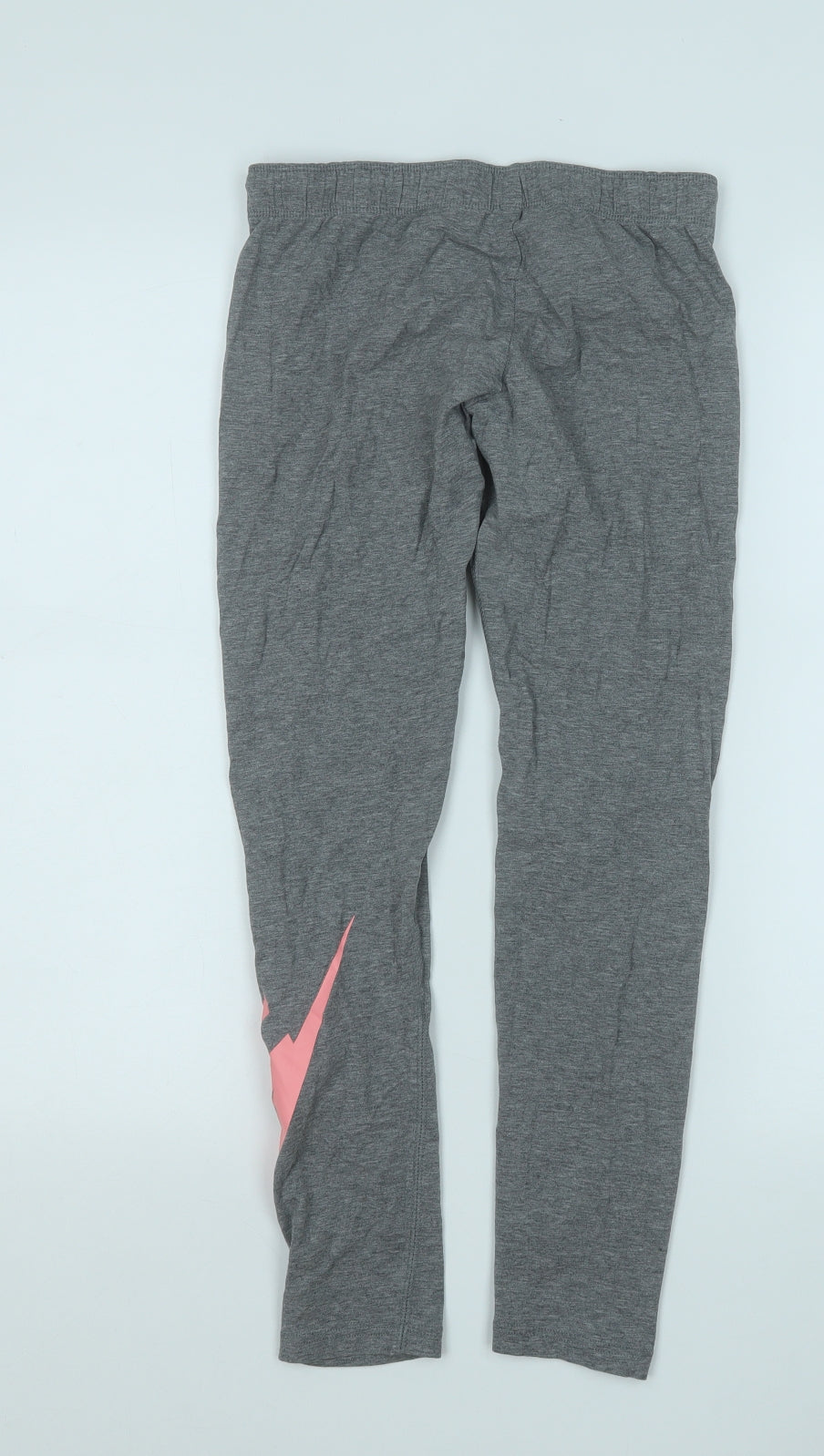 Nike Girls Grey  Cotton Sweatpants Trousers Size 12-13 Years  Regular