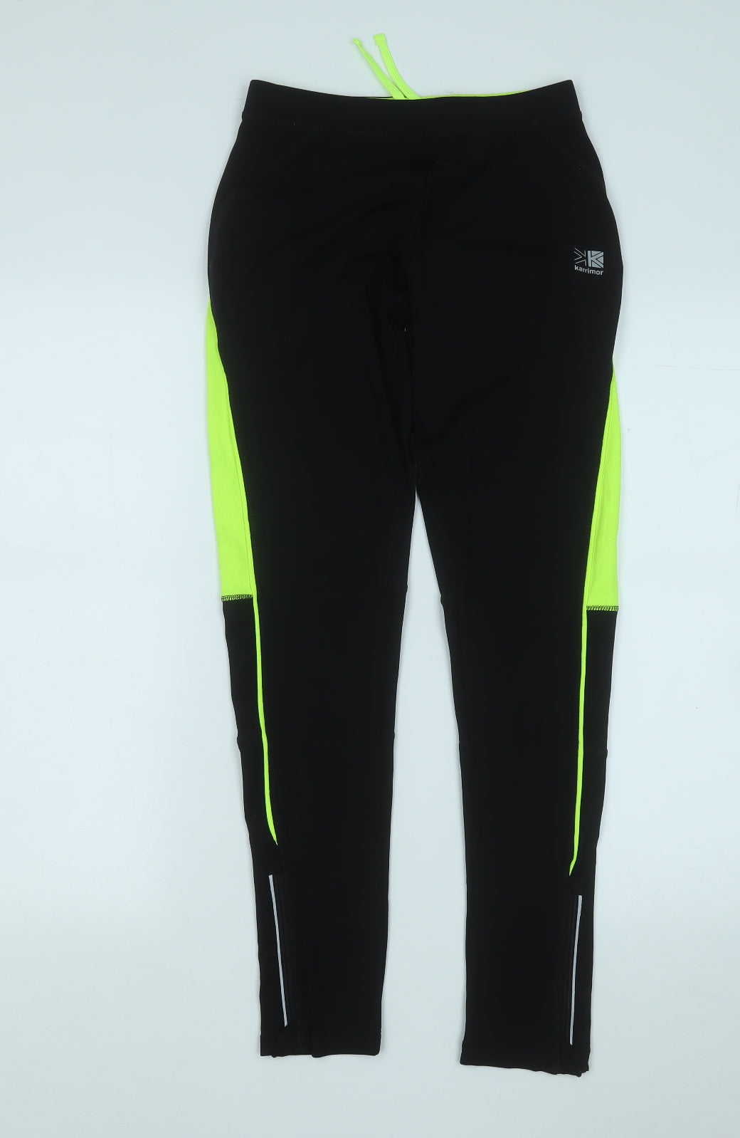Karrimor Womens Black  Polyester Track Pants Leggings Size 10 L27 in Regular
