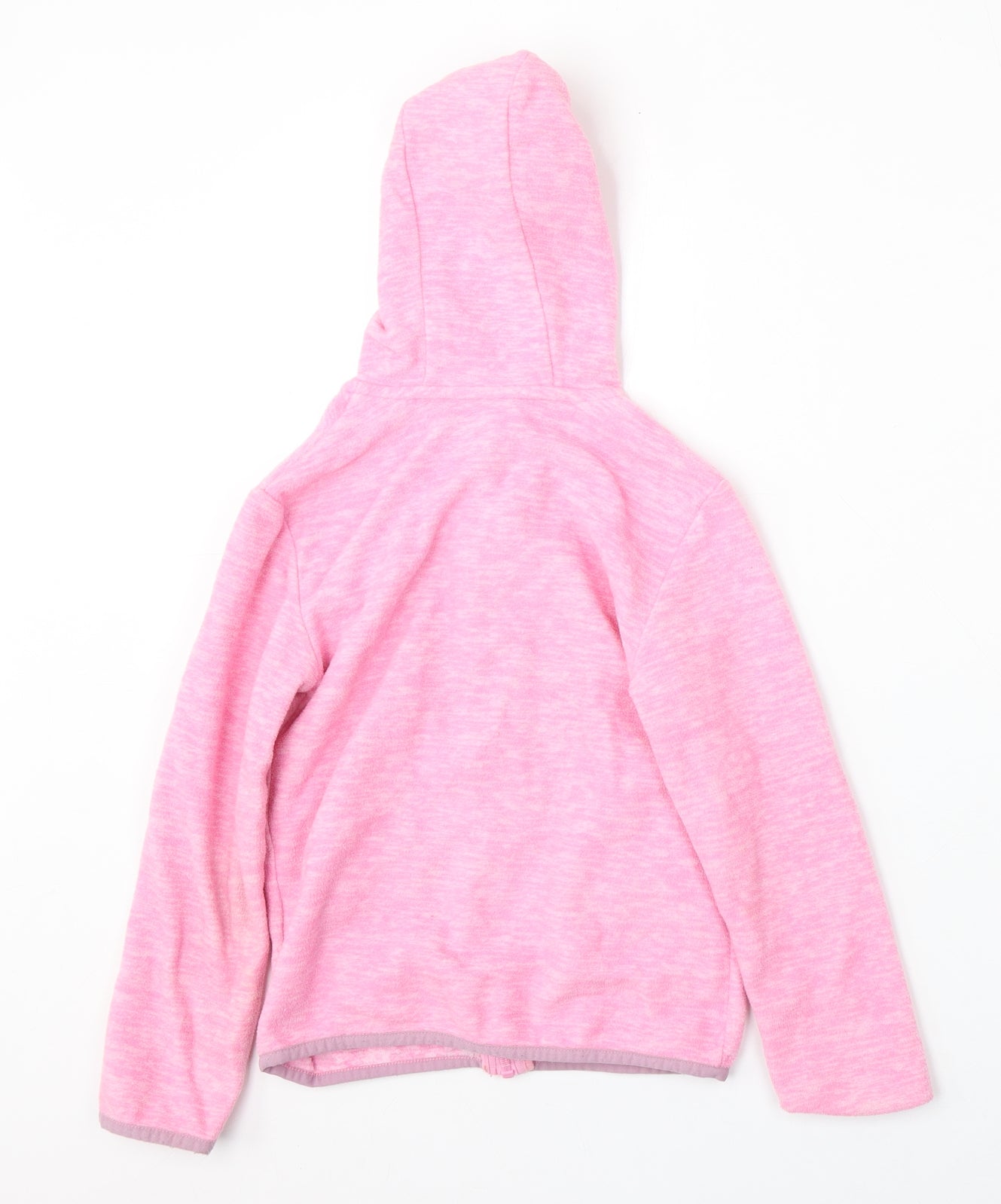 Dunnes Stores Girls Pink  Polyester Full Zip Hoodie Size 7-8 Years