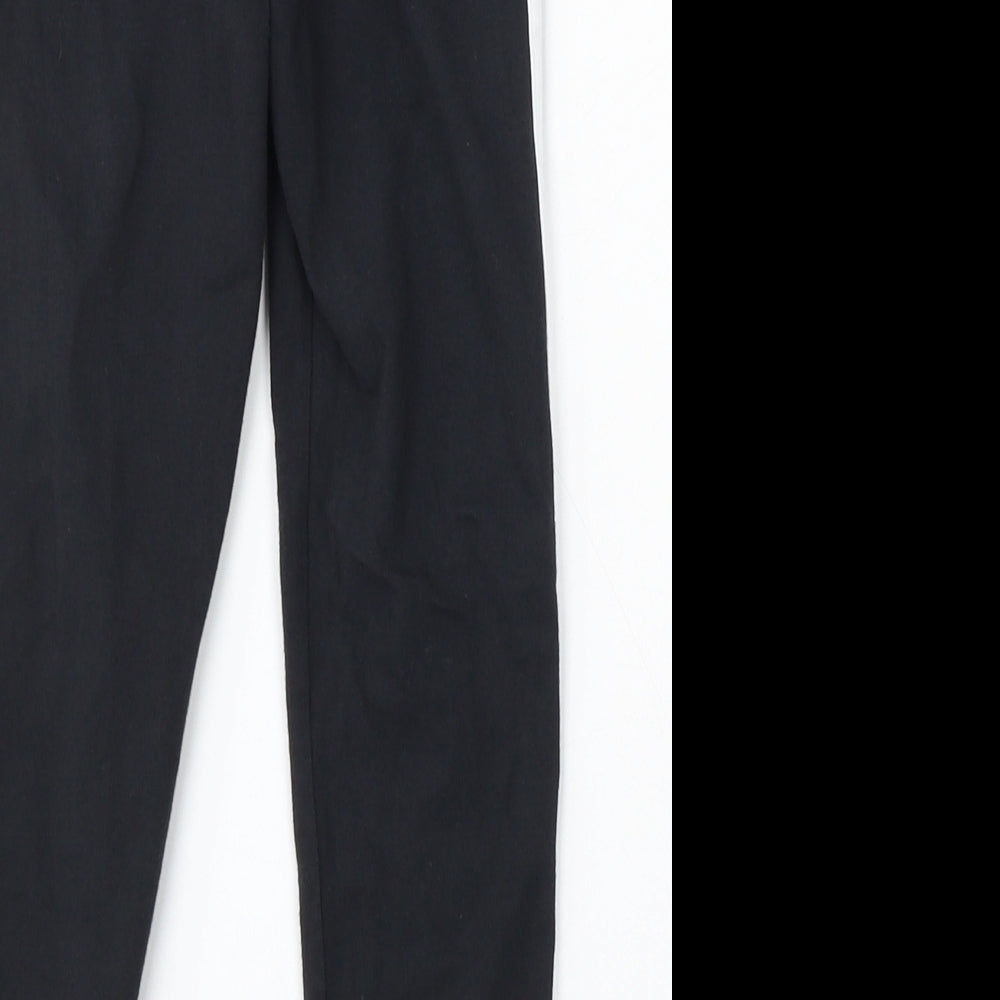 adidas Girls Black  Cotton Jogger Trousers Size 7-8 Years  Regular