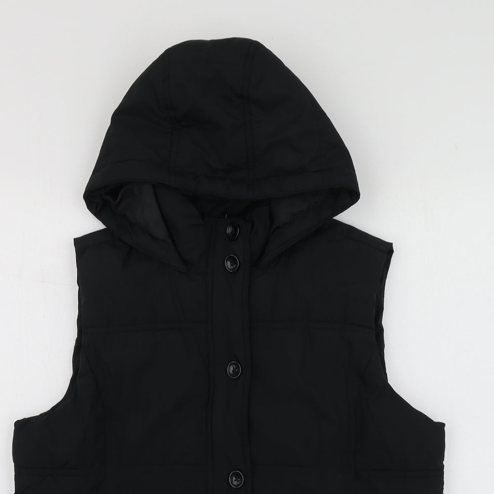 F&F Womens Black   Gilet Jacket Size 16