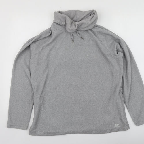 Trespass Mens Grey  Polyester Pullover Hoodie Size XL