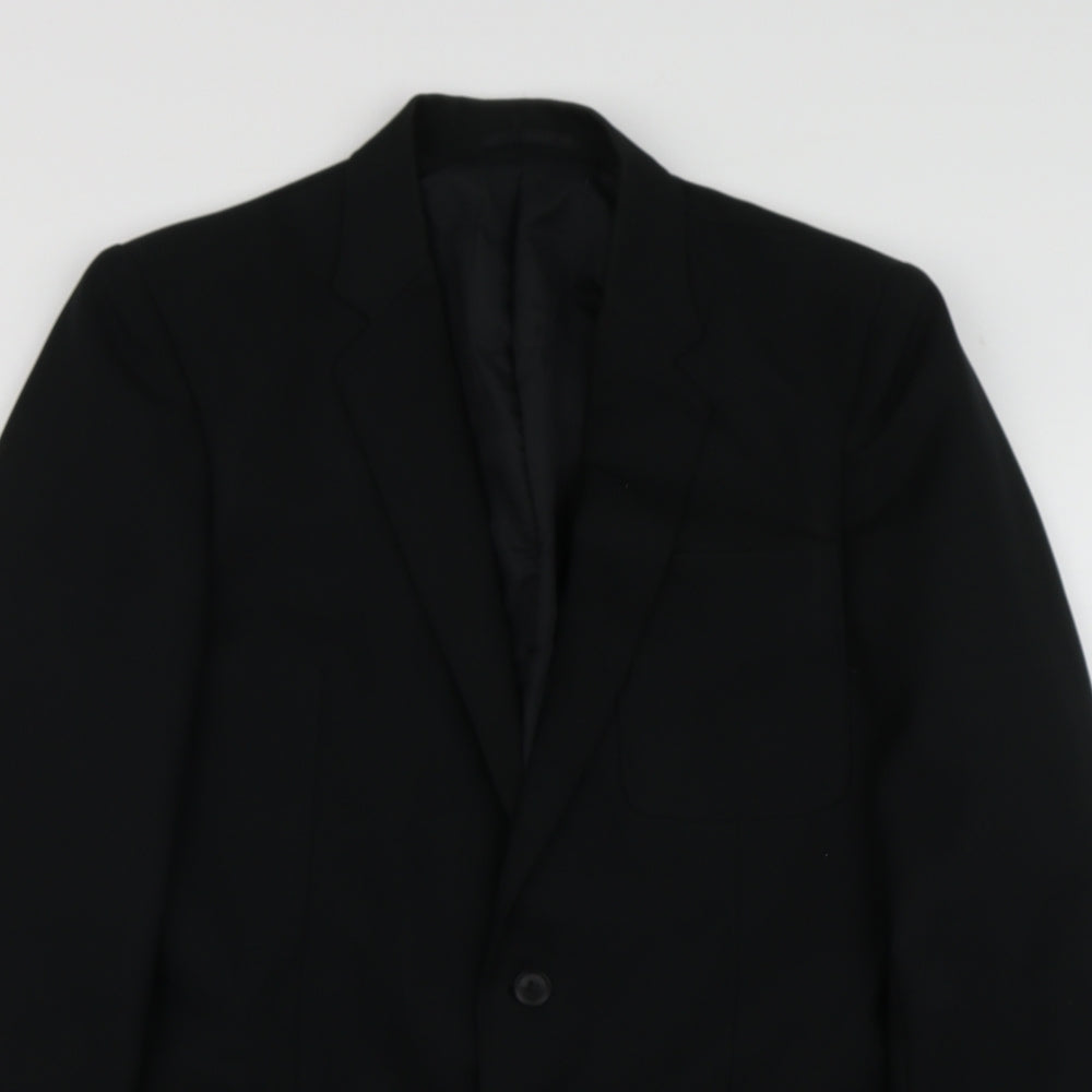 Burton Mens Black  Polyester Jacket Suit Jacket Size S   - Lining Material : Nylon