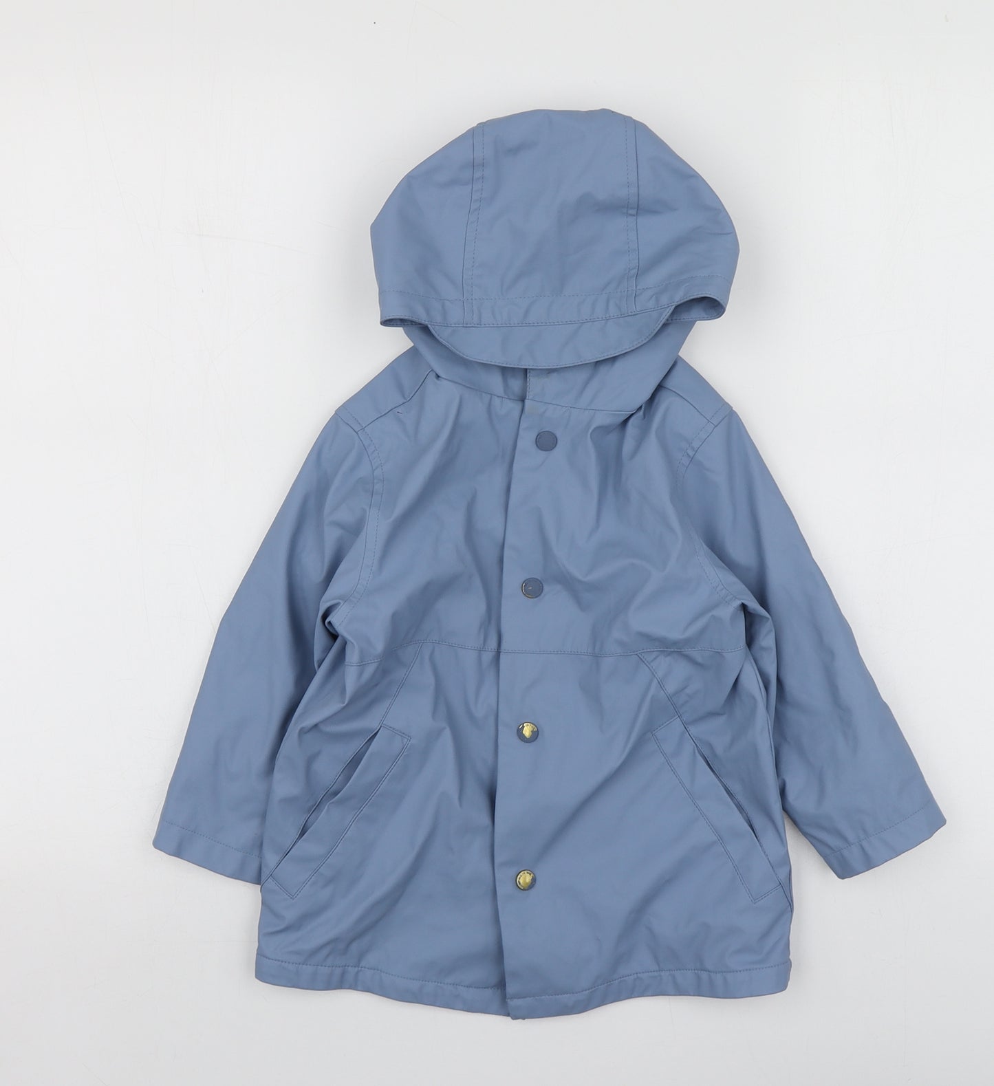 Zara Girls Blue   Rain Coat Jacket Size 2-3 Years