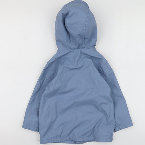 Zara Girls Blue   Rain Coat Jacket Size 2-3 Years