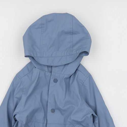 Zara Girls Blue   Rain Coat Jacket Size 2-3 Years