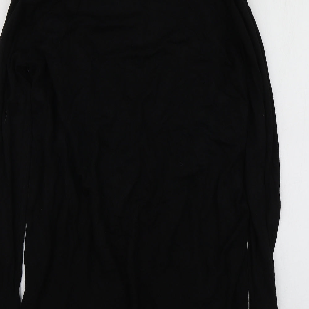 Primark Womens Black V-Neck  Viscose Cardigan Jumper Size L