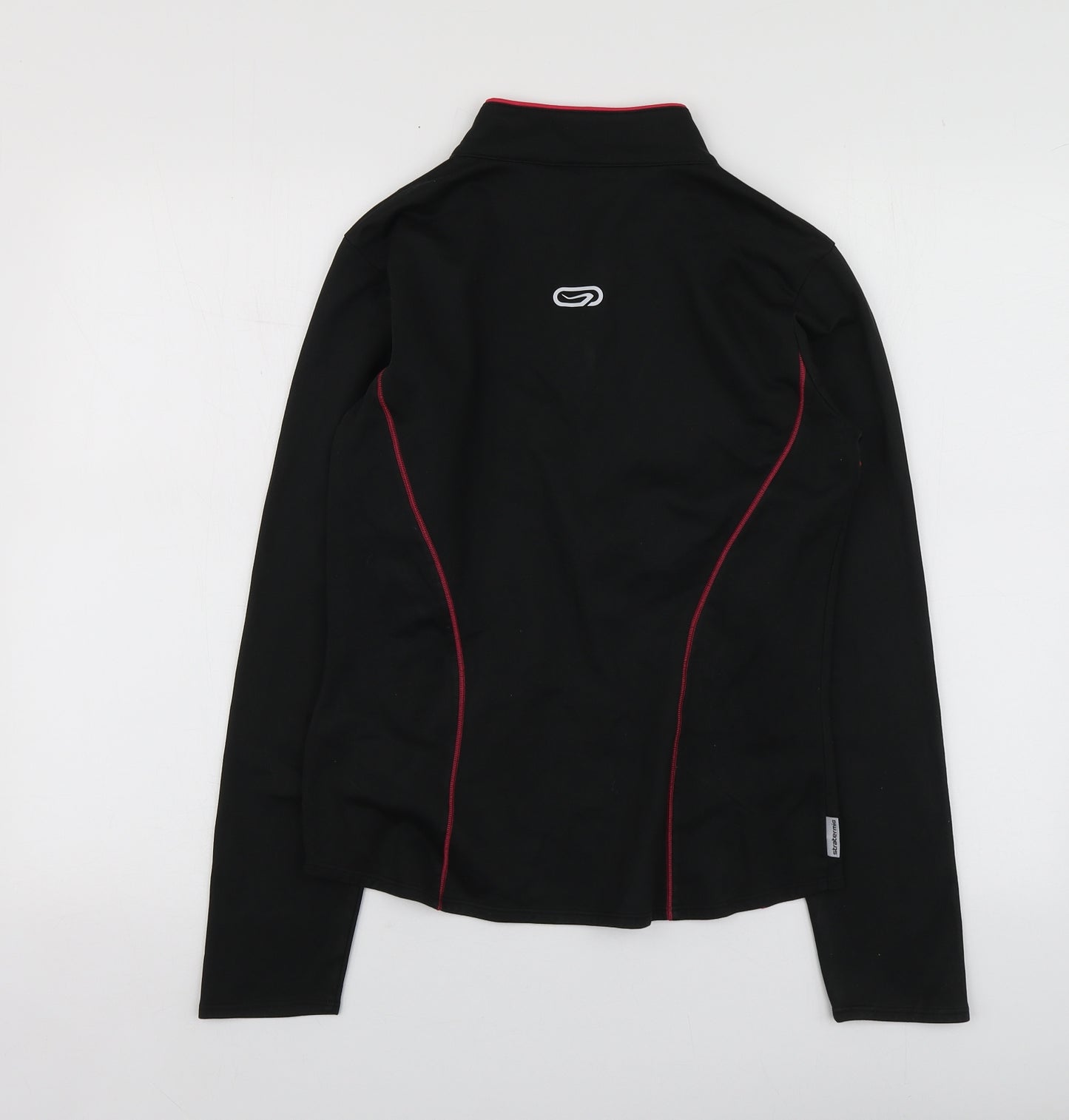 Kalenji Womens Black  Polyester Pullover Hoodie Size XS