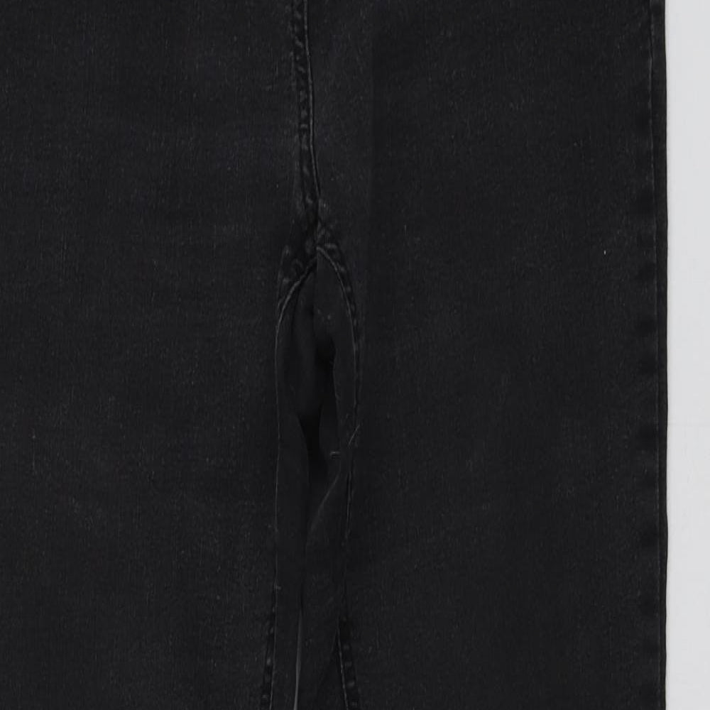 George Womens Grey  Cotton Skinny Jeans Size 14 L27 in Regular