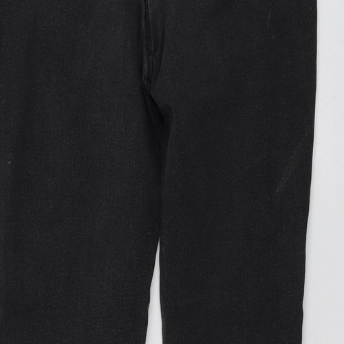 George Womens Grey  Cotton Skinny Jeans Size 14 L27 in Regular