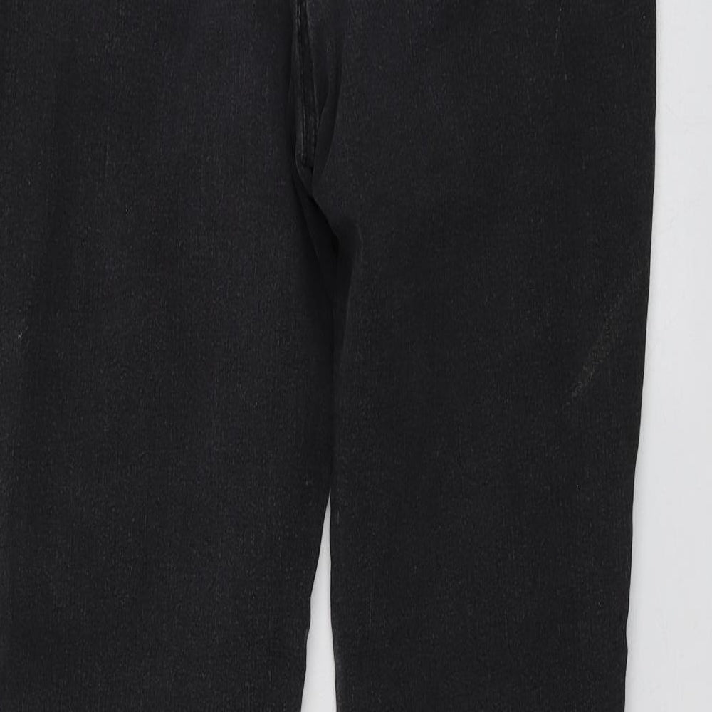 George Womens Grey  Cotton Skinny Jeans Size 14 L27 in Regular