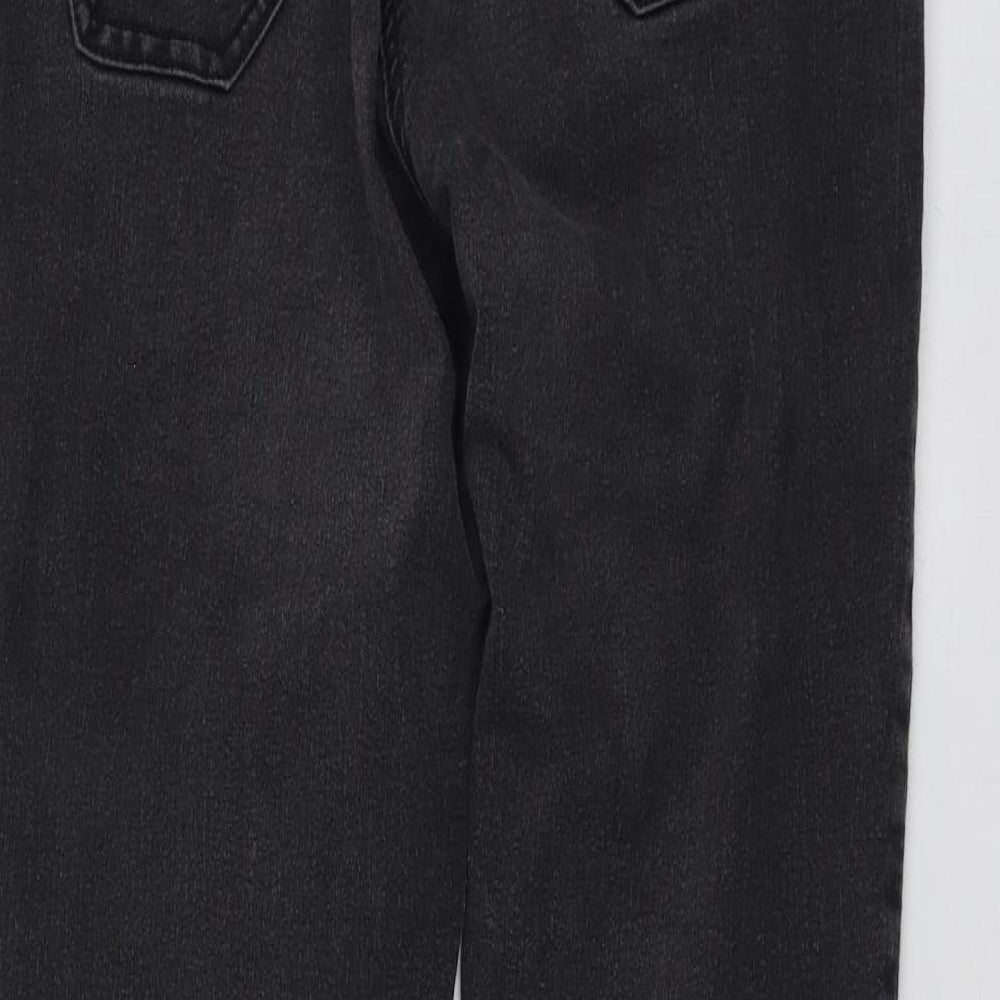 George Womens Grey  Cotton Skinny Jeans Size 14 L27 in Regular
