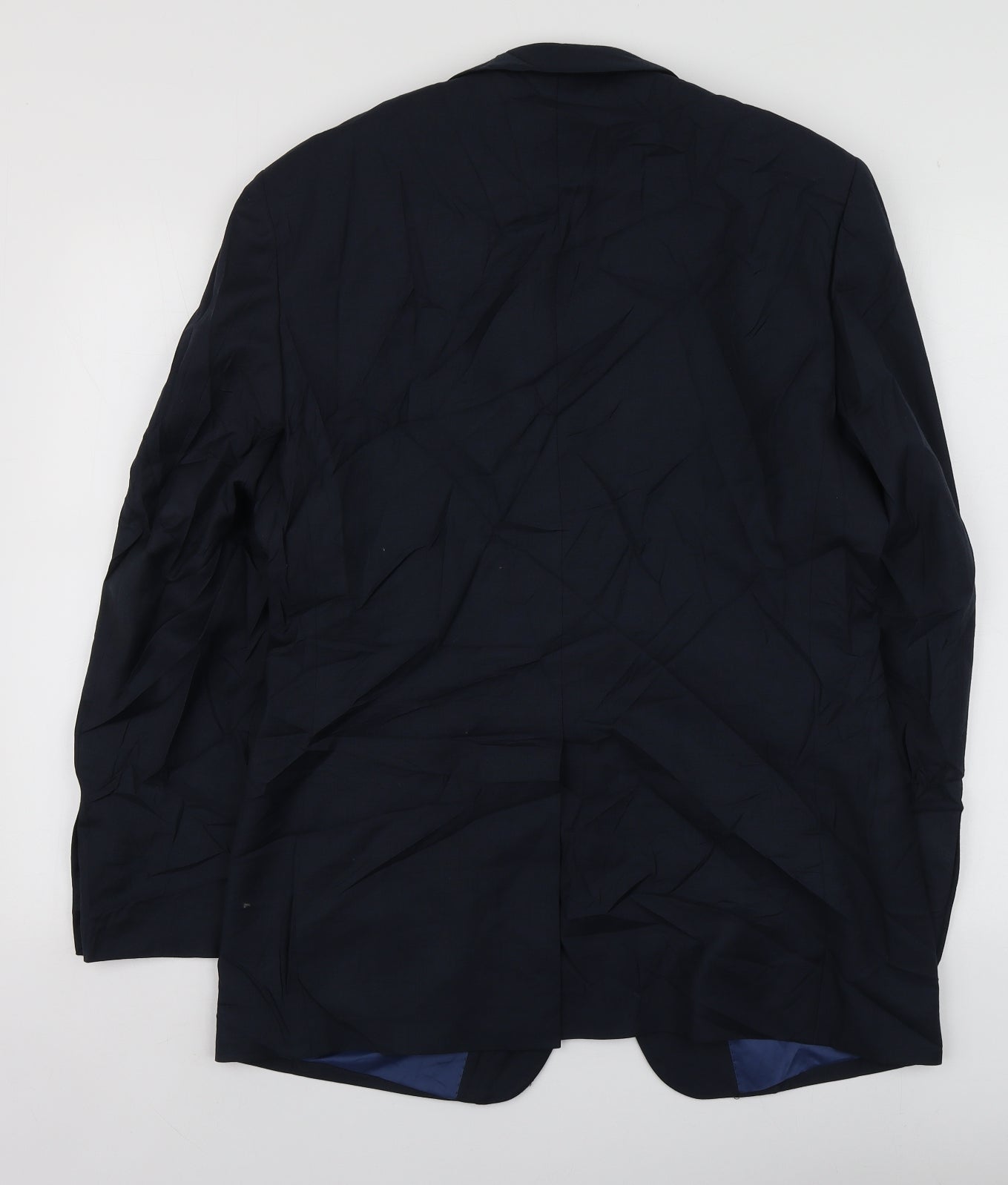 Grenwoods Mens Blue  Wool Jacket Suit Jacket Size 38