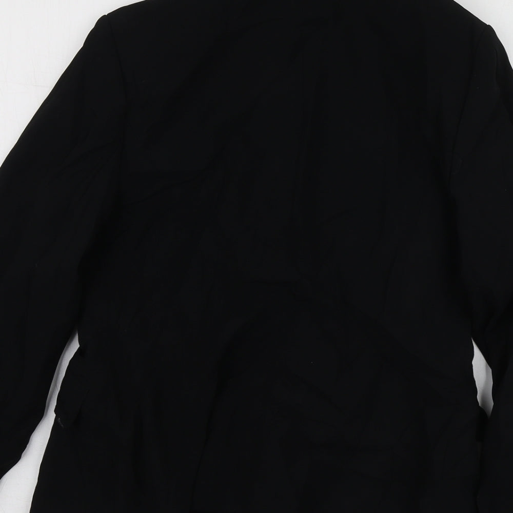 Wallis  Womens Black  Polyester Jacket Suit Jacket Size 10