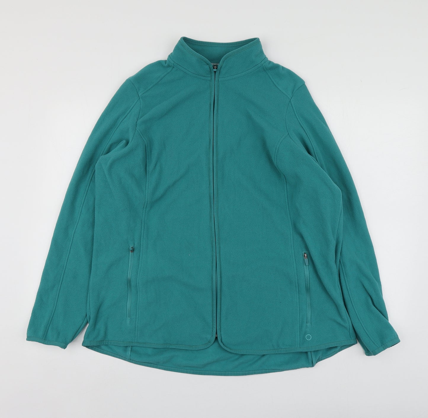 Goodmove Womens Blue  Polyester Full Zip Hoodie Size 20