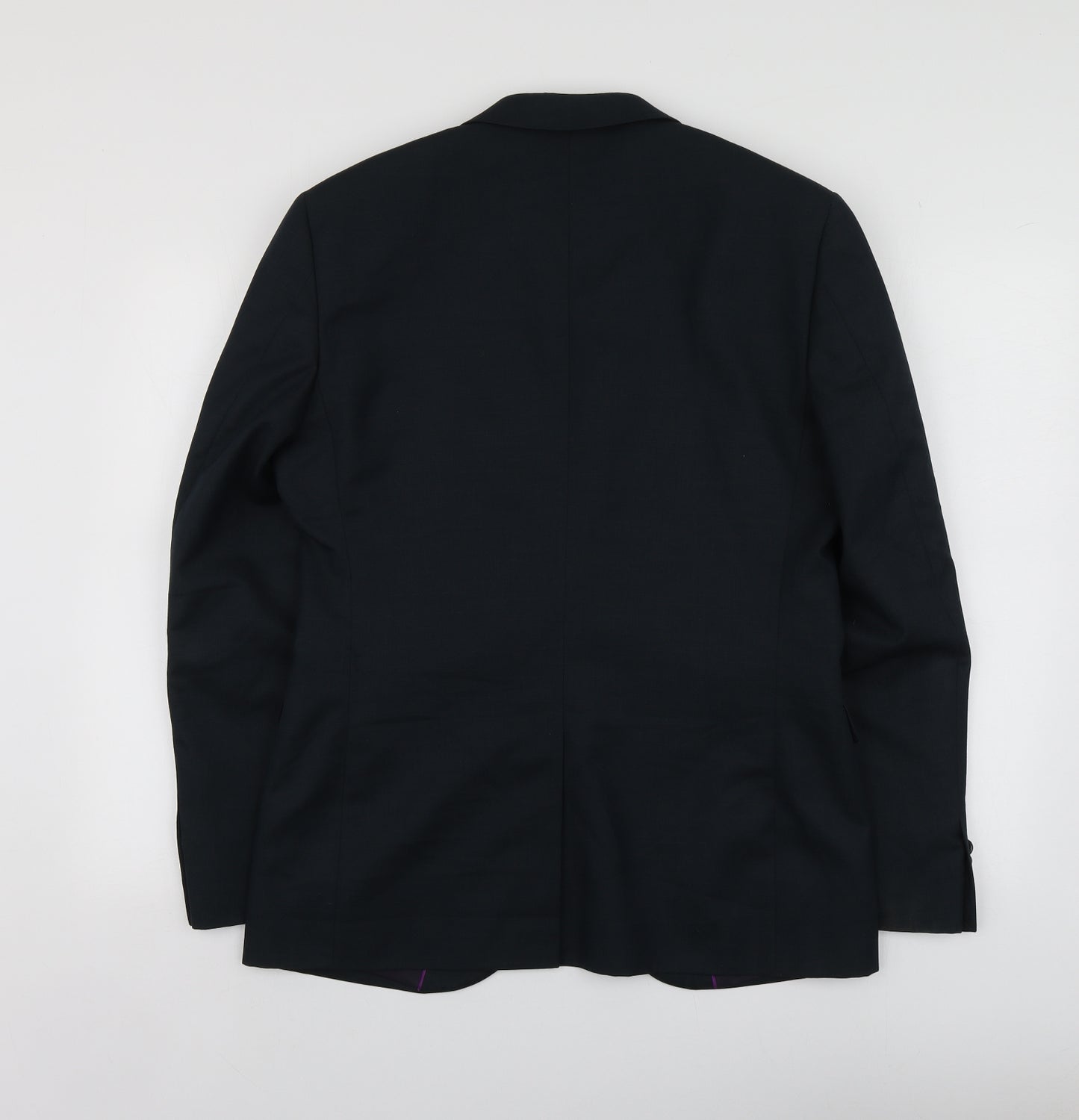 Taylor & Wright Mens Blue  Polyester Jacket Suit Jacket Size 40