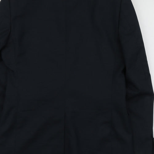Taylor & Wright Mens Blue  Polyester Jacket Suit Jacket Size 40