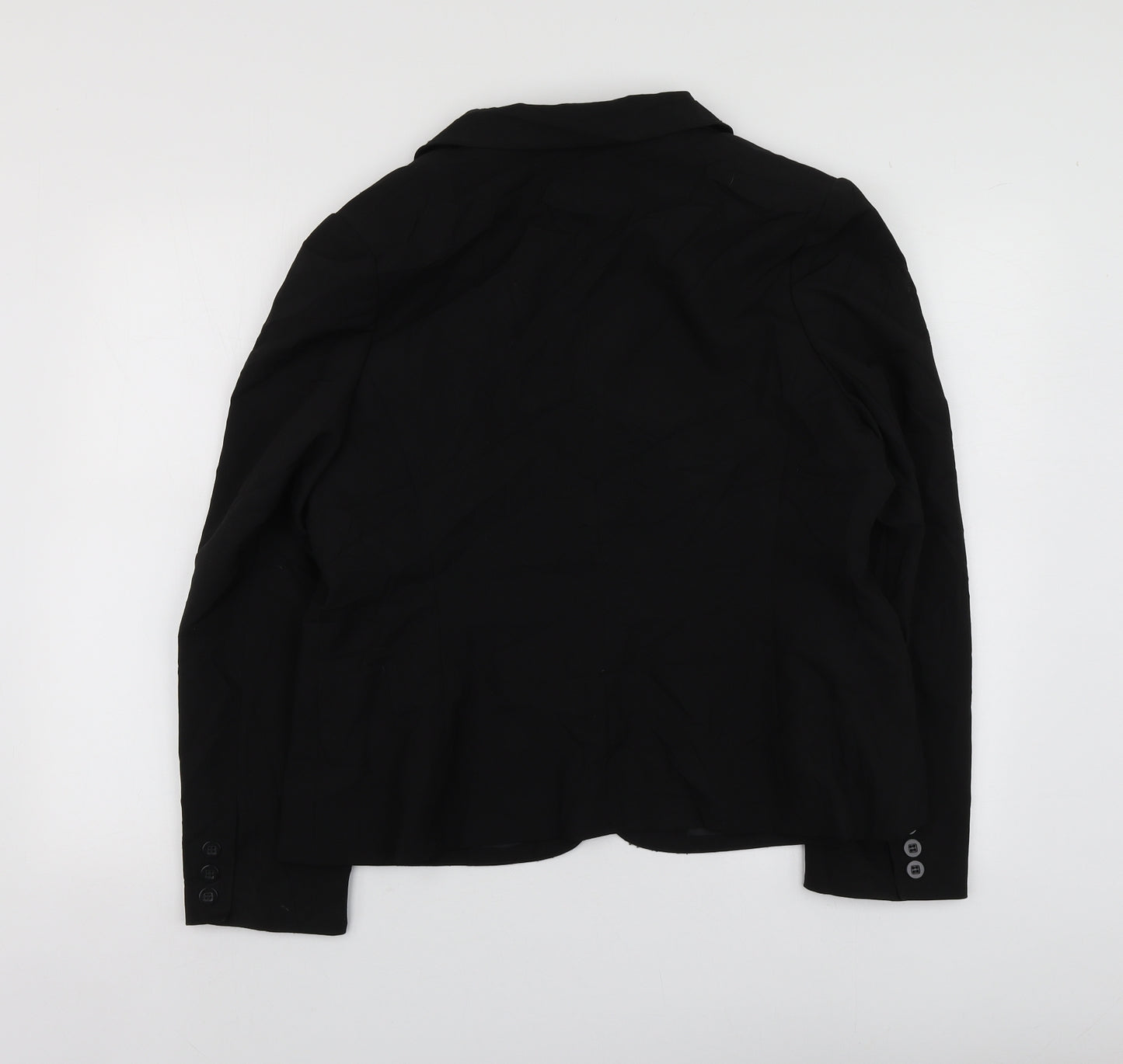 Dorothy Perkins Womens Black  Polyester Jacket Suit Jacket Size 10