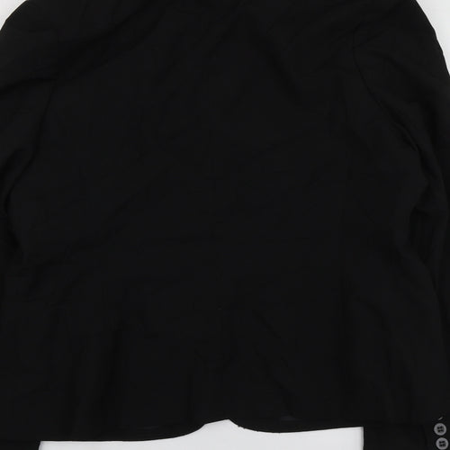 Dorothy Perkins Womens Black  Polyester Jacket Suit Jacket Size 10