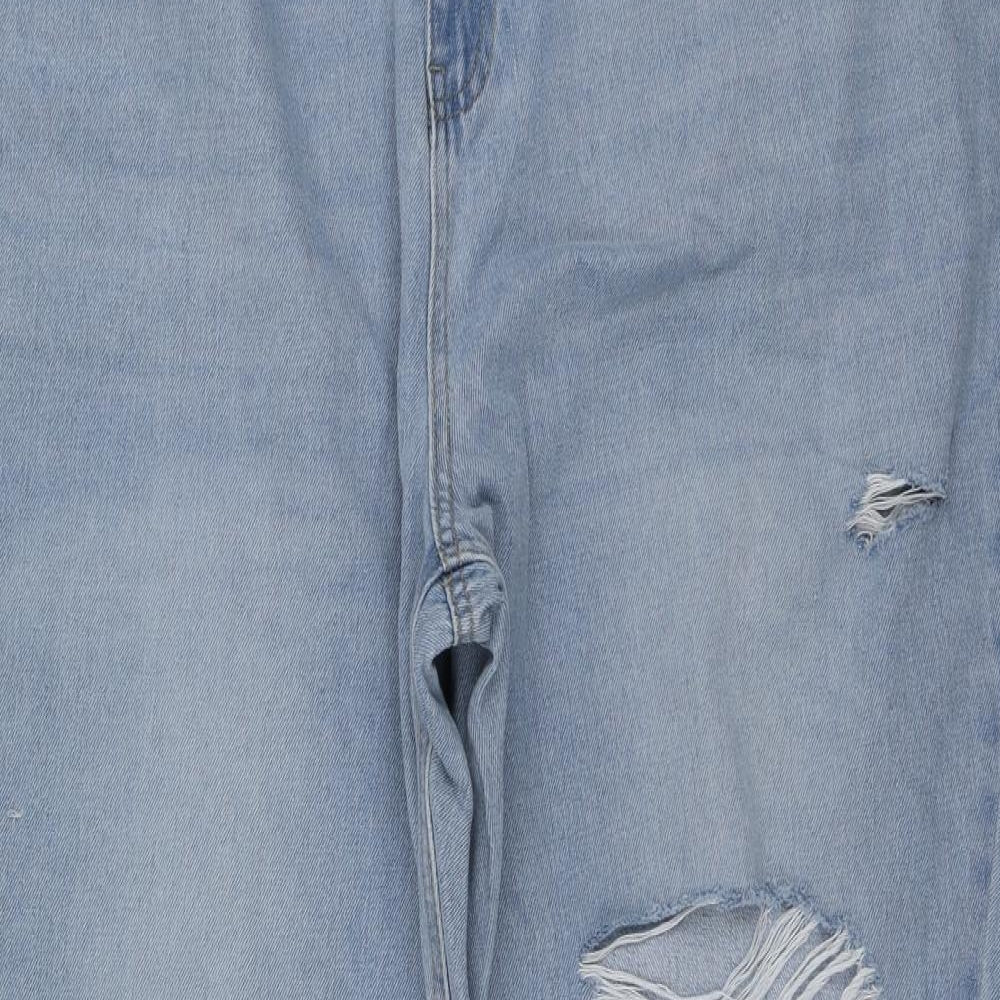 Studio Denim Womens Blue  Cotton Straight Jeans Size 20 L27 in Regular