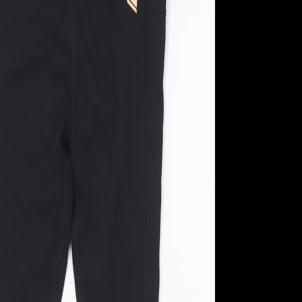 George Girls Black  Polyester Pedal Pusher Trousers Size 5-6 Years  Regular