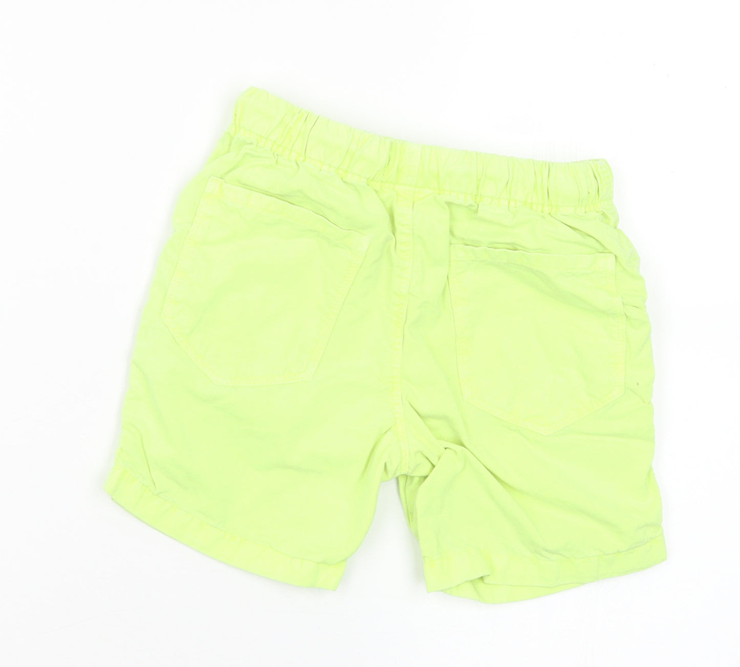 NEXT Boys Yellow  Cotton Bermuda Shorts Size 5 Years  Regular Drawstring