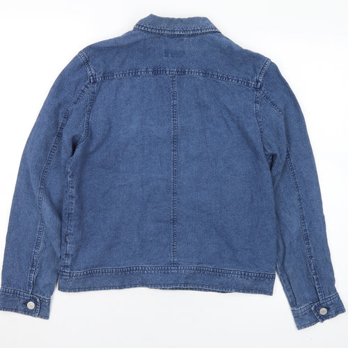 Vacknox Womens Blue   Jacket  Size XS  Button