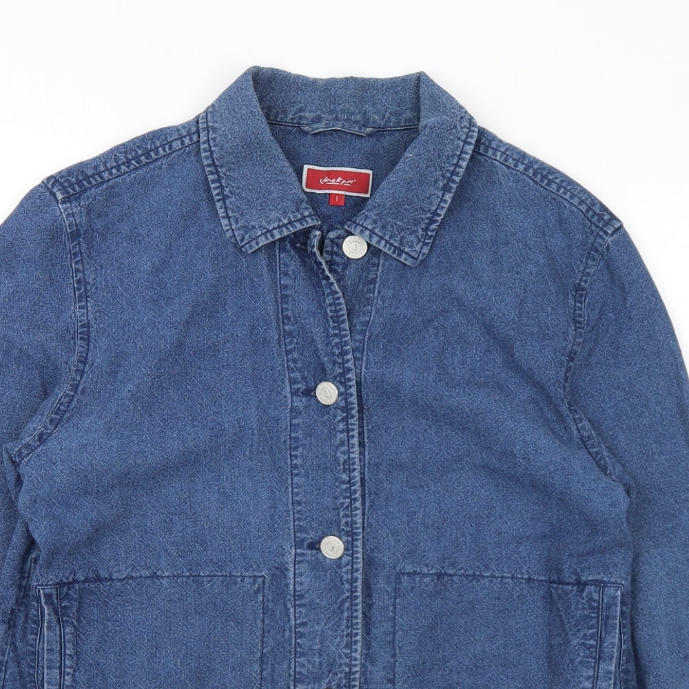 Vacknox Womens Blue   Jacket  Size XS  Button