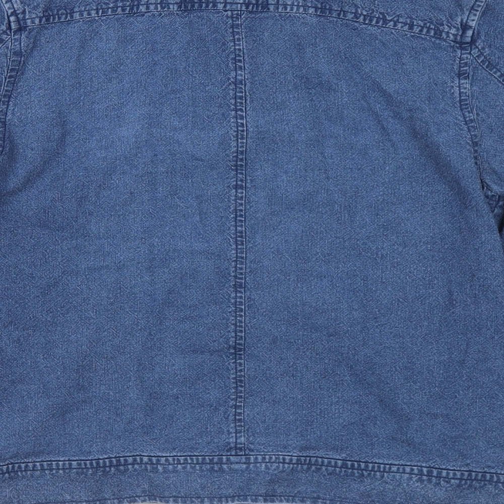 Vacknox Womens Blue   Jacket  Size XS  Button