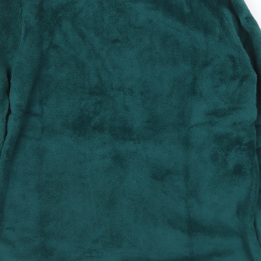Primark Womens Green Solid Polyester Top Pyjama Top Size 4   - 4-6 Chipmonks