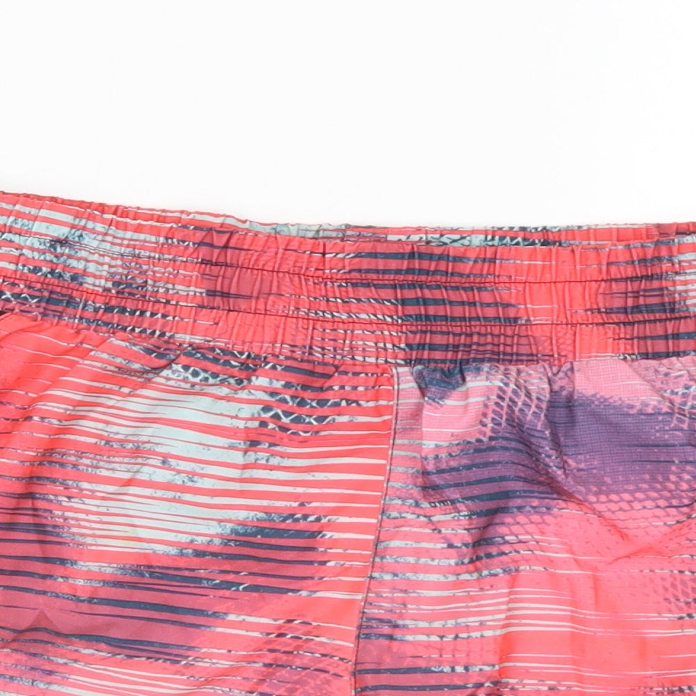 Under Amour Womens Multicoloured Geometric Polyester Hot Pants Shorts Size S L3 in Regular  - Swim Shorts