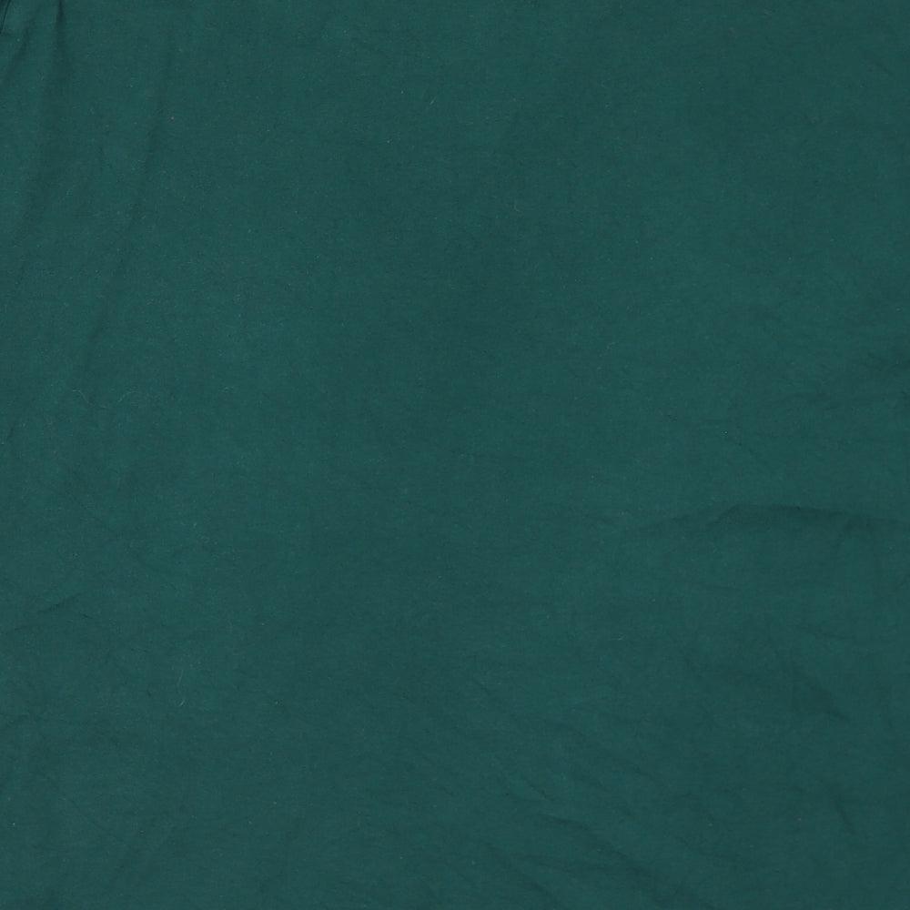 George Mens Green  Cotton  T-Shirt Size 2XL Crew Neck  - Eagle