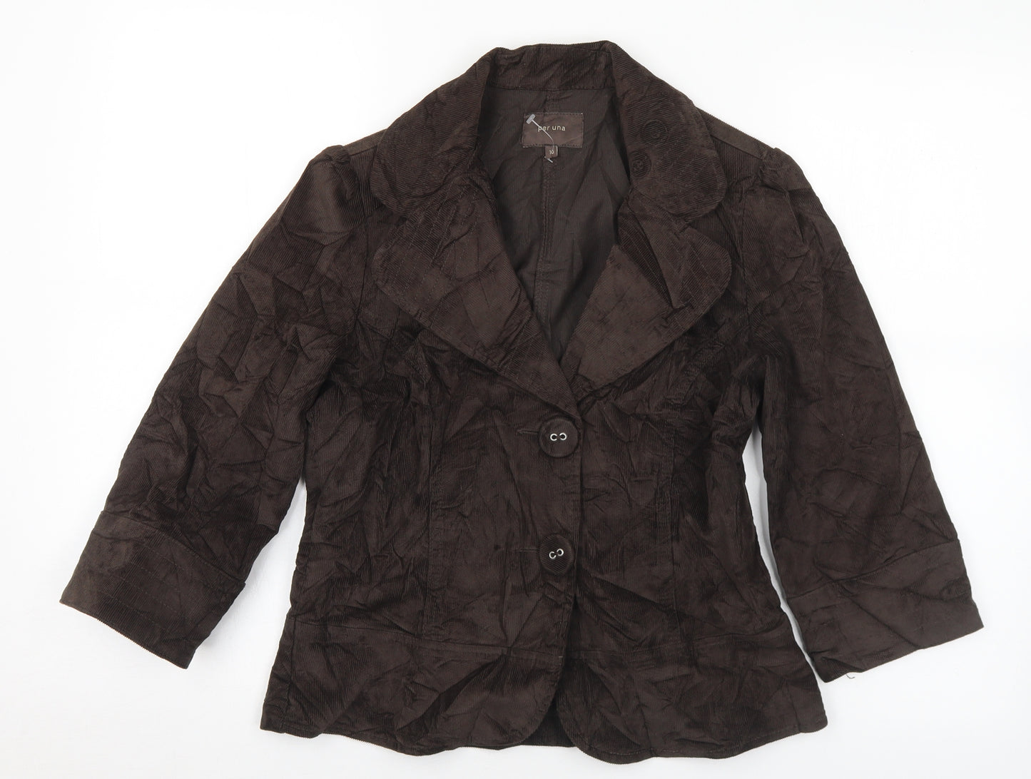 Marks and Spencer Womens Brown   Jacket  Size 10  Button