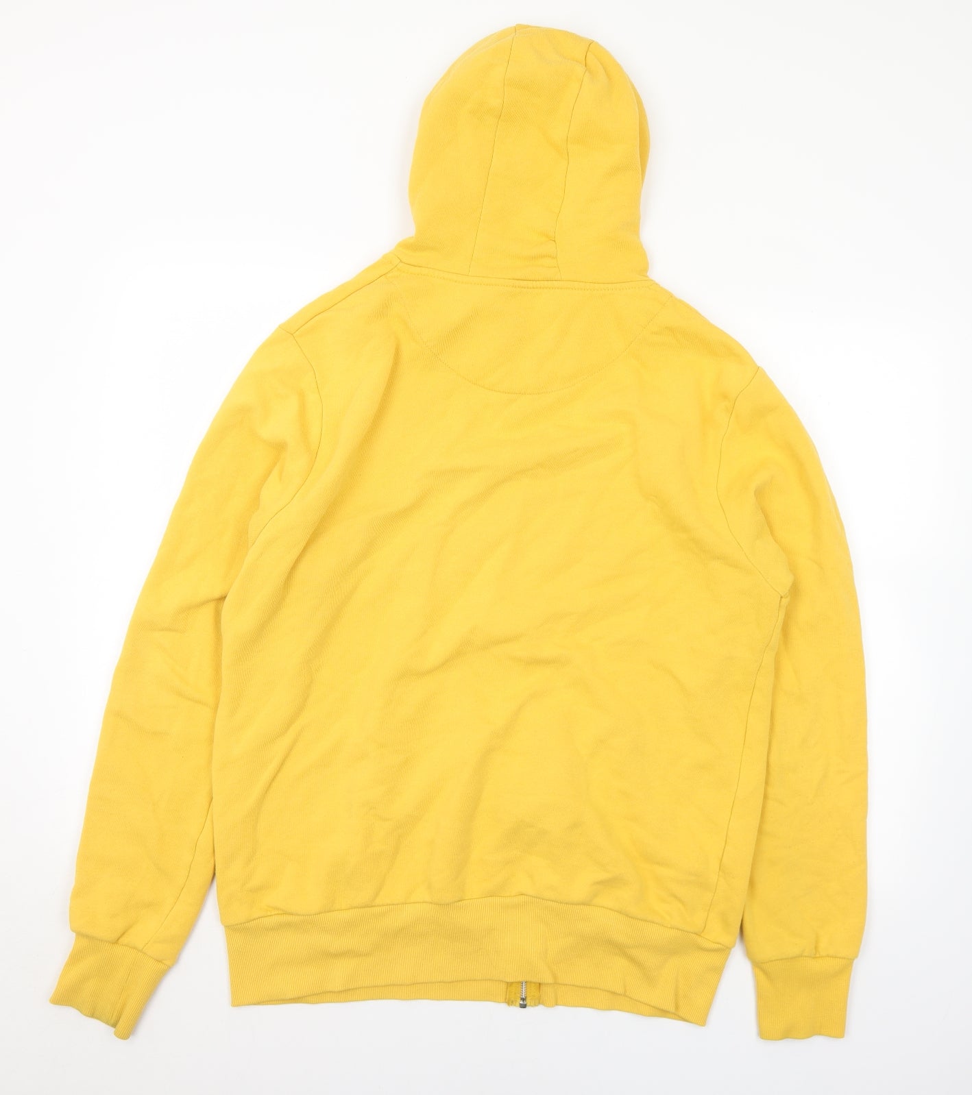 Primark Mens Yellow  Cotton Full Zip Hoodie Size XL