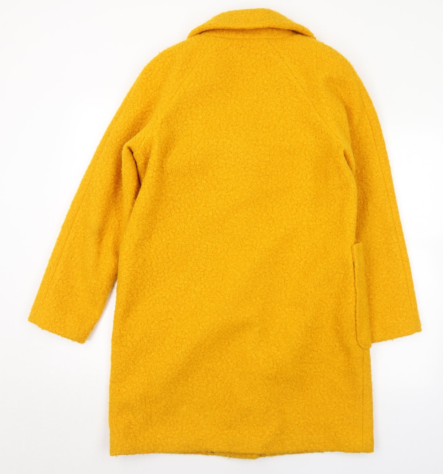 George Womens Yellow   Pea Coat Coat Size 10  Snap