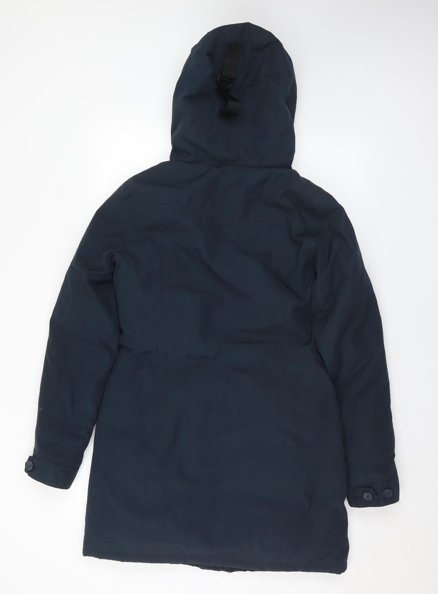 Bien Bleu Womens Black   Parka Coat Size S  Zip