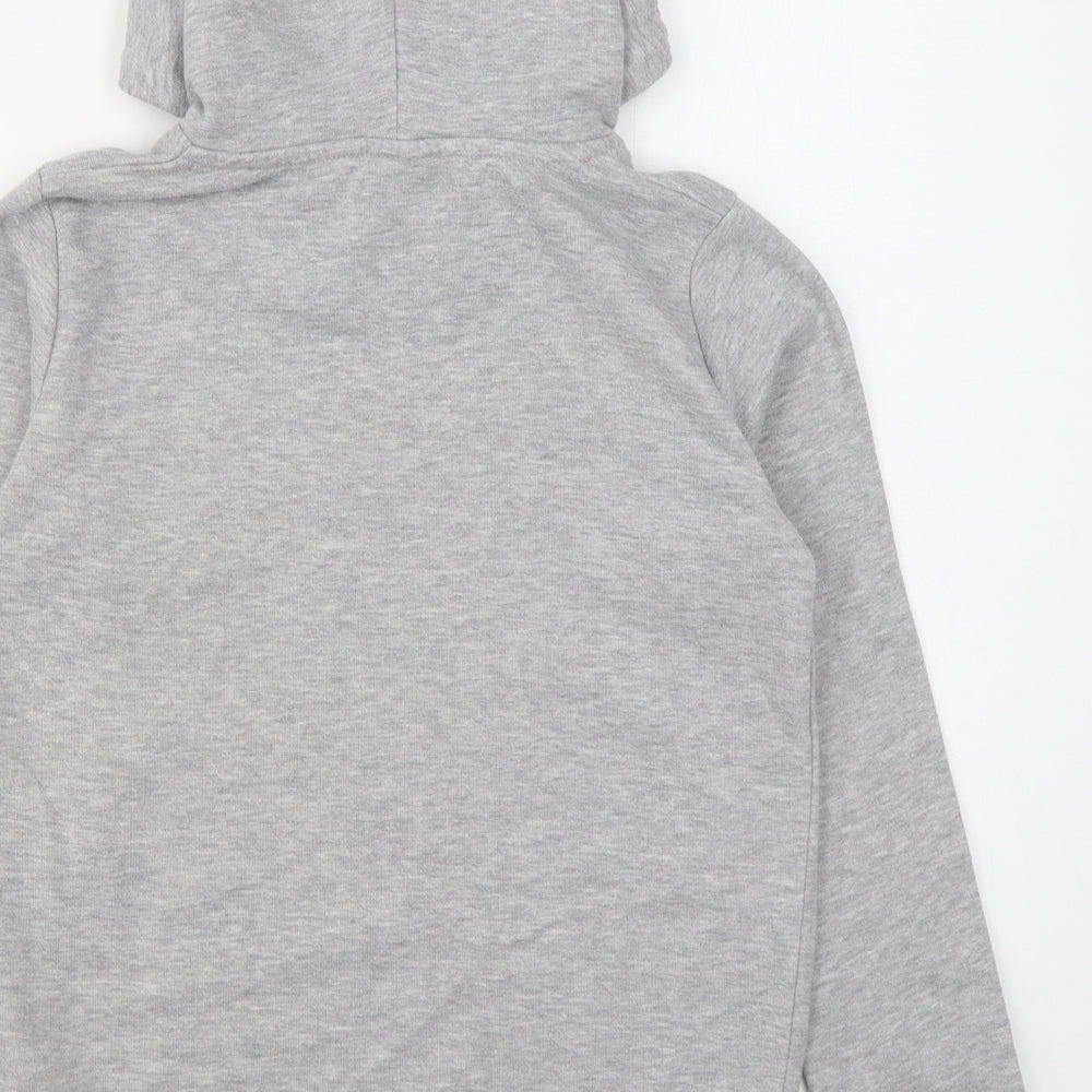 LFC Girls Grey  Cotton Pullover Hoodie Size 11-12 Years  Pullover