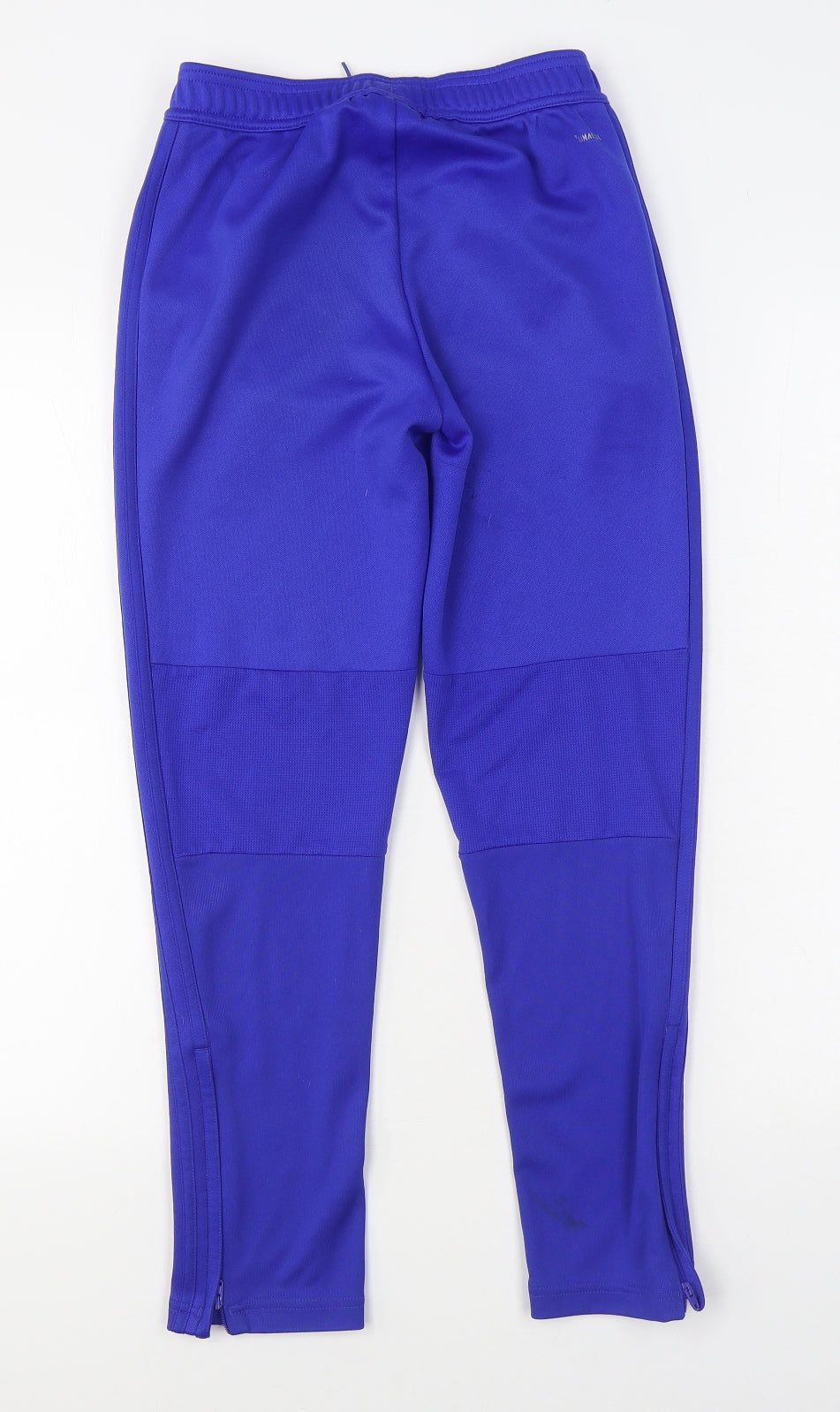 adidas Boys Blue  Polyester Jogger Trousers Size 11-12 Years  Regular Tie