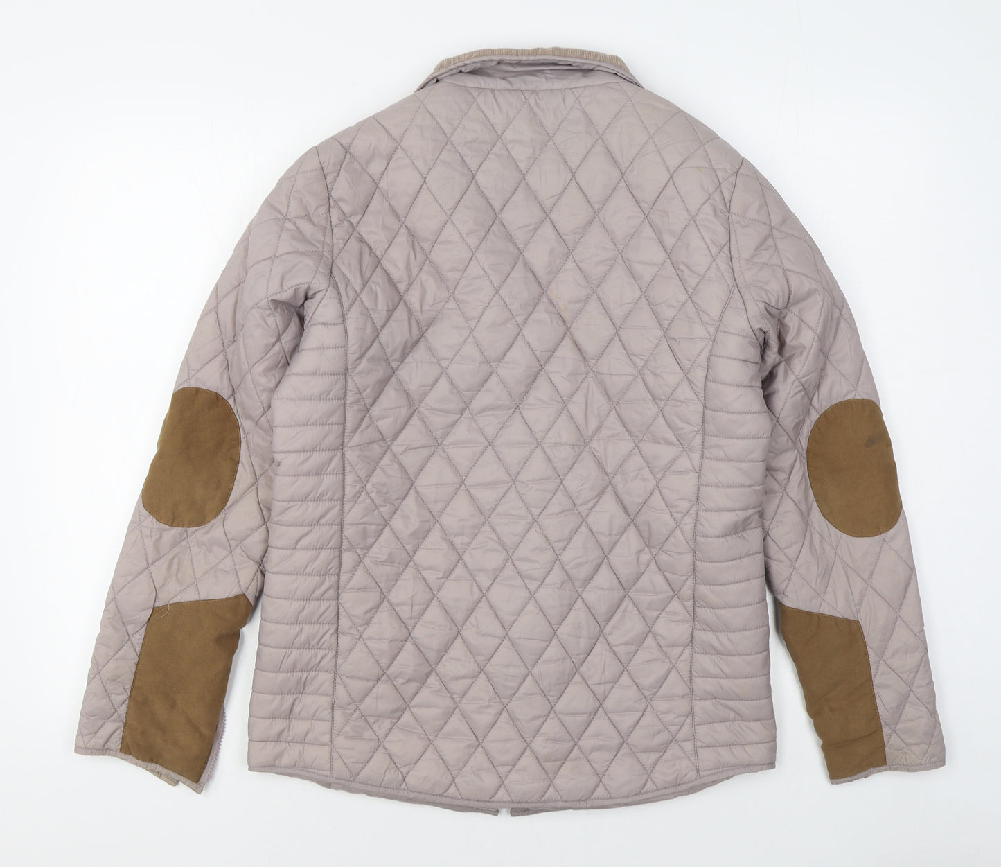 SOS Jenson Womens Brown   Quilted Jacket Size M  Zip