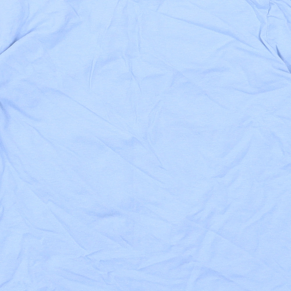 George Girls Blue  Cotton Basic Casual Size 5-6 Years Crew Neck Pullover
