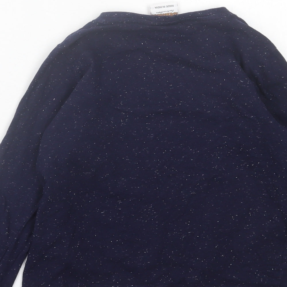 Primark Boys Beige  Polyester Basic Casual Size 6-7 Years Crew Neck Pullover - Spider-Man