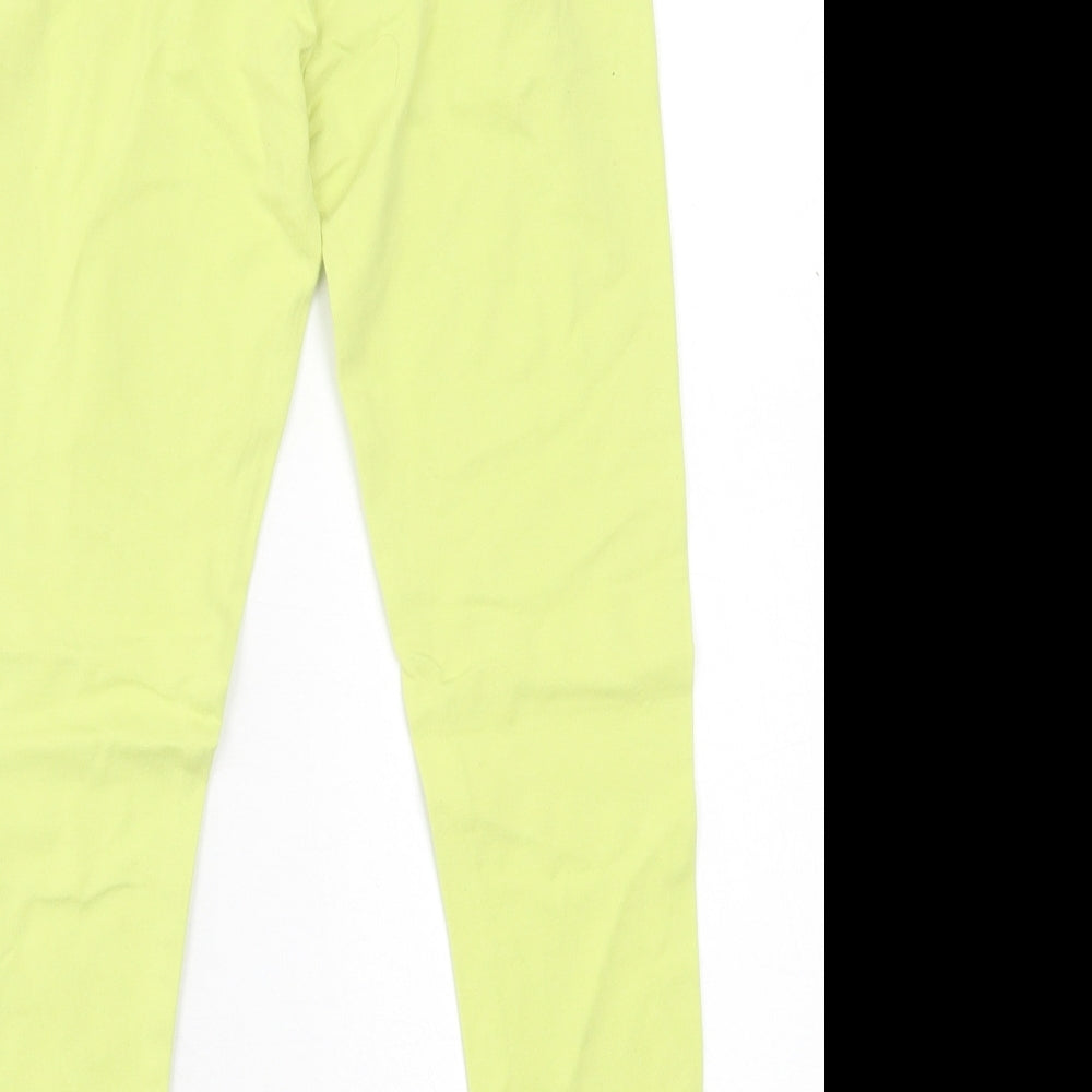 NEXT Girls Green  Cotton Capri Trousers Size 11 Years  Regular Pullover