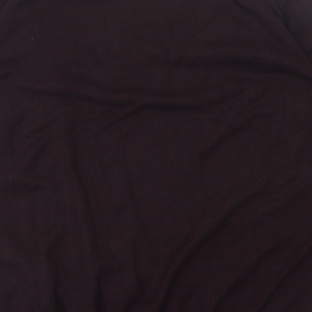 Threadbare Mens Purple Crew Neck  Cotton Pullover Jumper Size 2XL