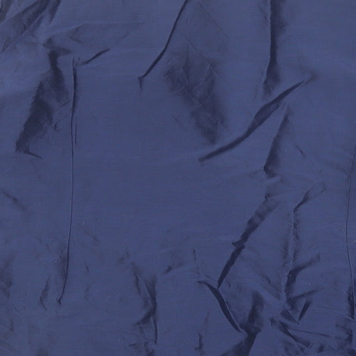 Coast Womens Blue  Cotton Wrap Blouse Size 14 V-Neck