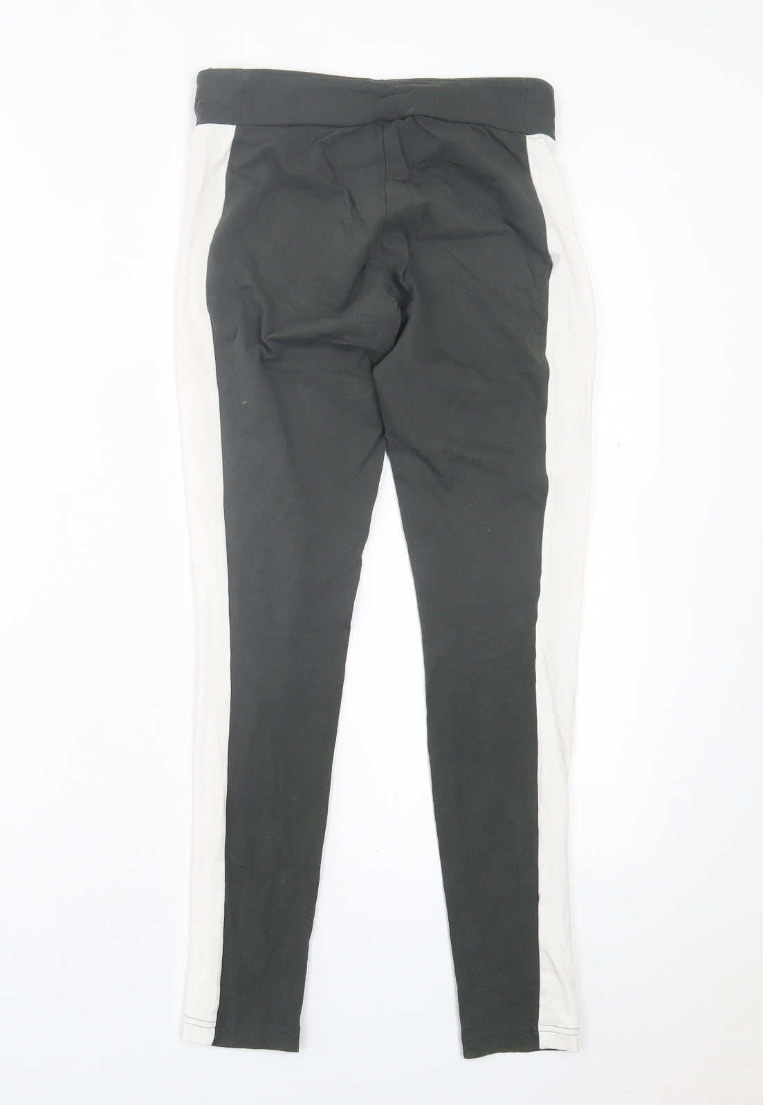 adidas Womens Green  Cotton Capri Leggings Size 4 L25 in