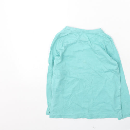 Lupilu Boys Blue  Cotton Basic Casual Size 4-5 Years Round Neck