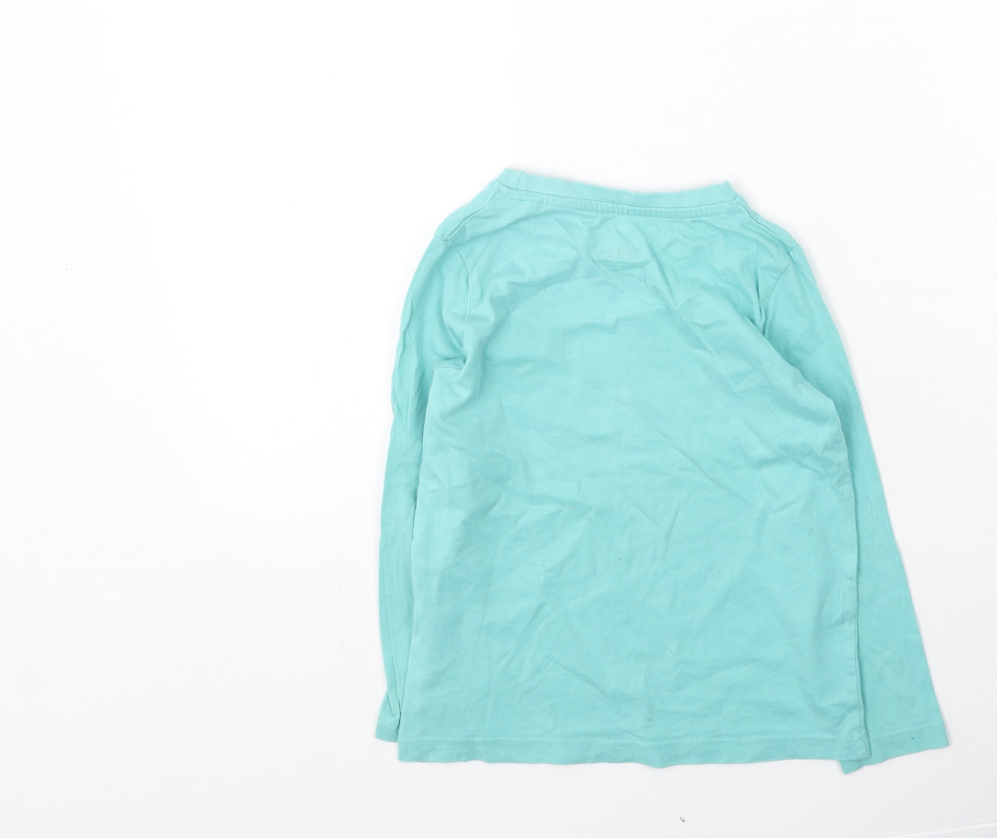 Lupilu Boys Blue  Cotton Basic Casual Size 4-5 Years Round Neck
