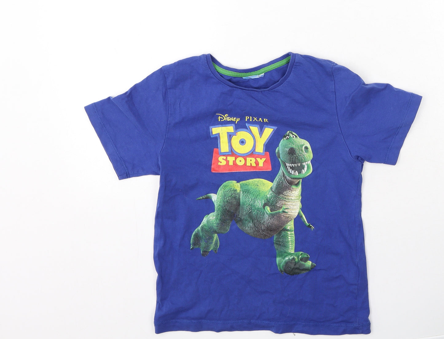 Rebel  Boys Blue  Cotton Basic Casual Size 6-7 Years Round Neck  - Toy story