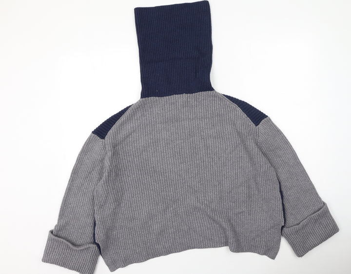 Apricot Womens Multicoloured High Neck Viscose Pullover Jumper Size S